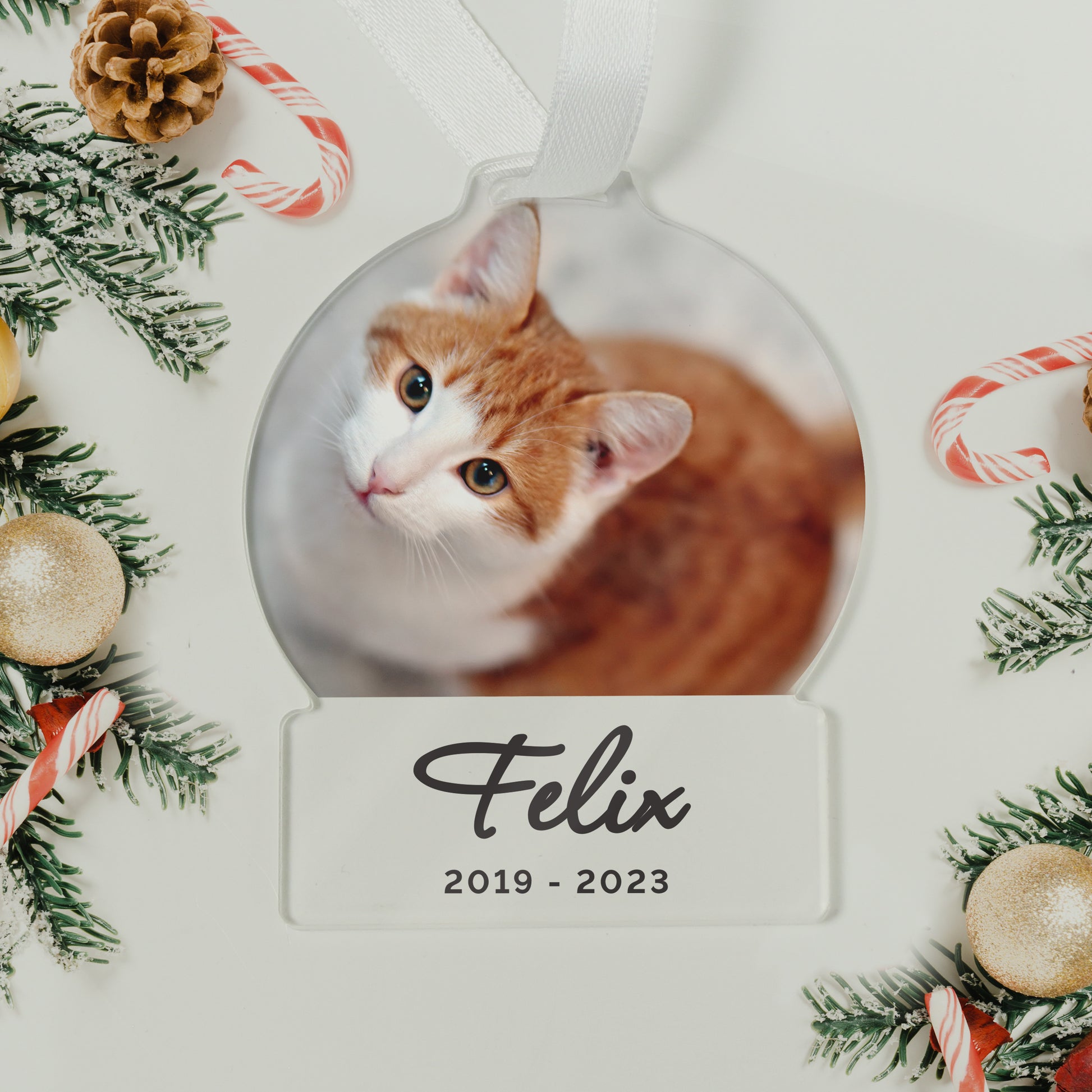Personalised Photo Upload Acrylic Decoration - image 2