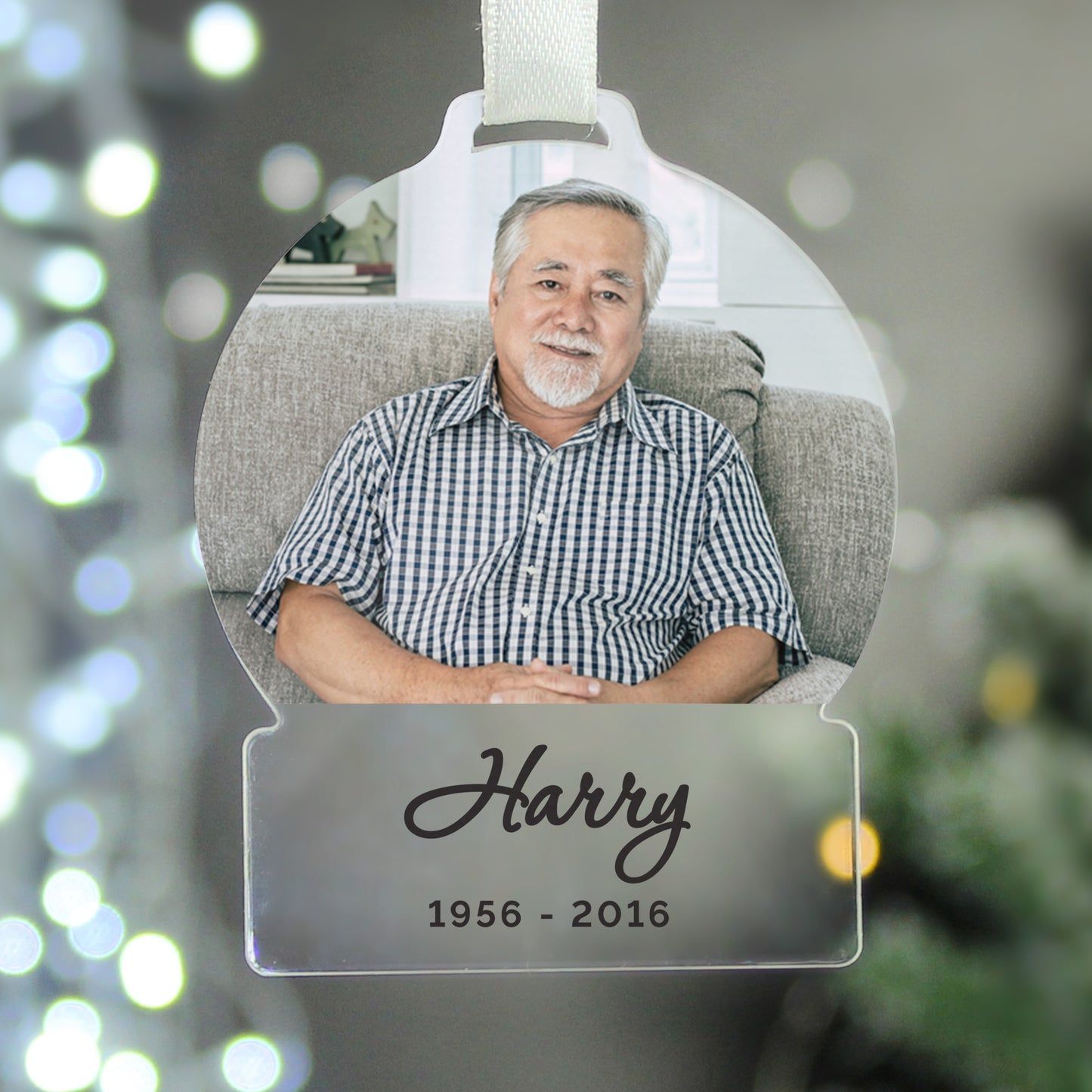 Personalised Photo Upload Acrylic Decoration - image 4