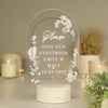 Personalised Colour Changing LED Wedding Light