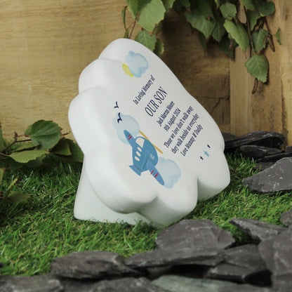 Personalised Plane Resin Memorial Cloud - image 3