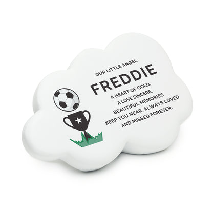 Personalised Football Resin Memorial Cloud - image 5