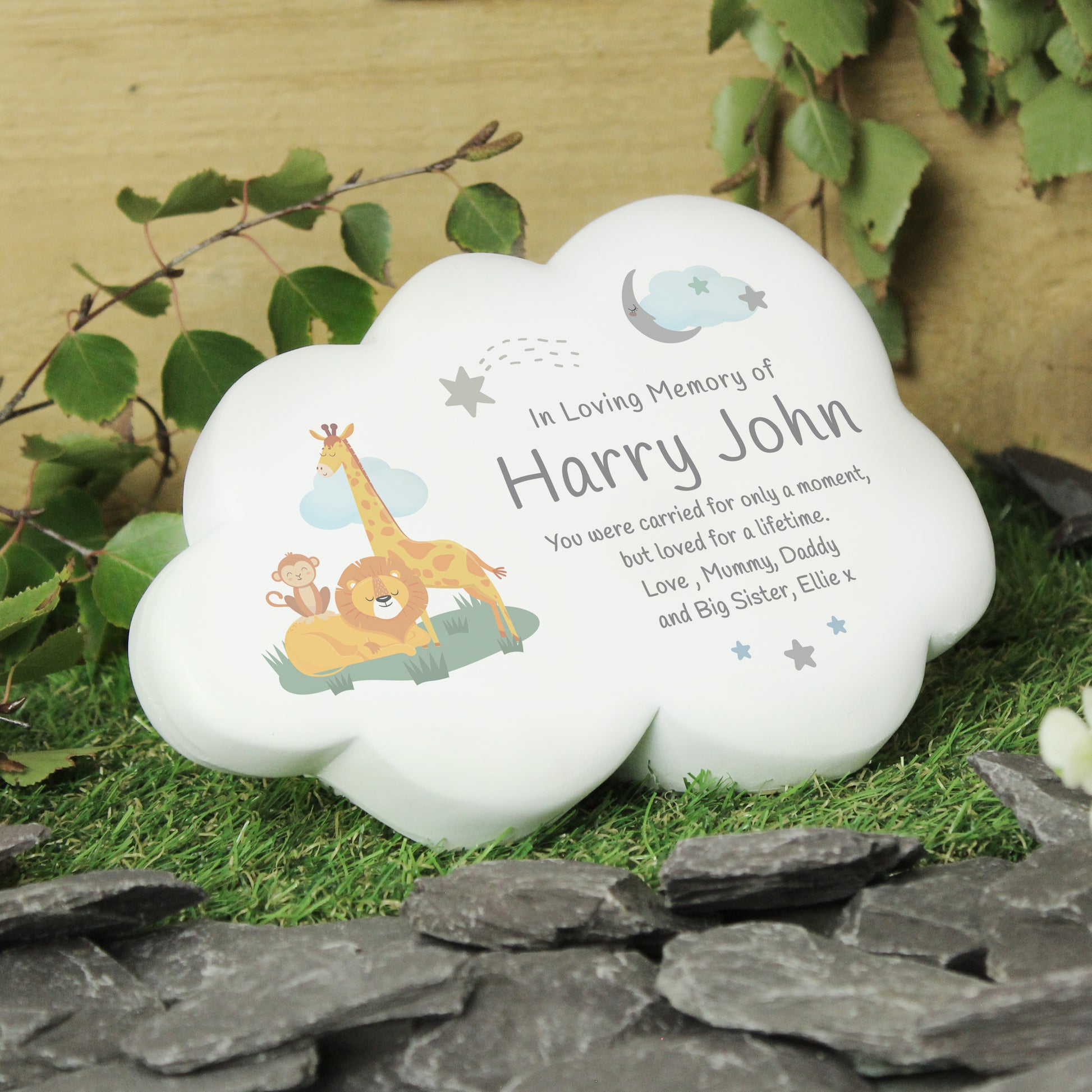 Personalised Animal Resin Memorial Cloud from Heartfelt Gifts