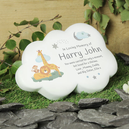 Personalised Animal Resin Memorial Cloud from Heartfelt Gifts