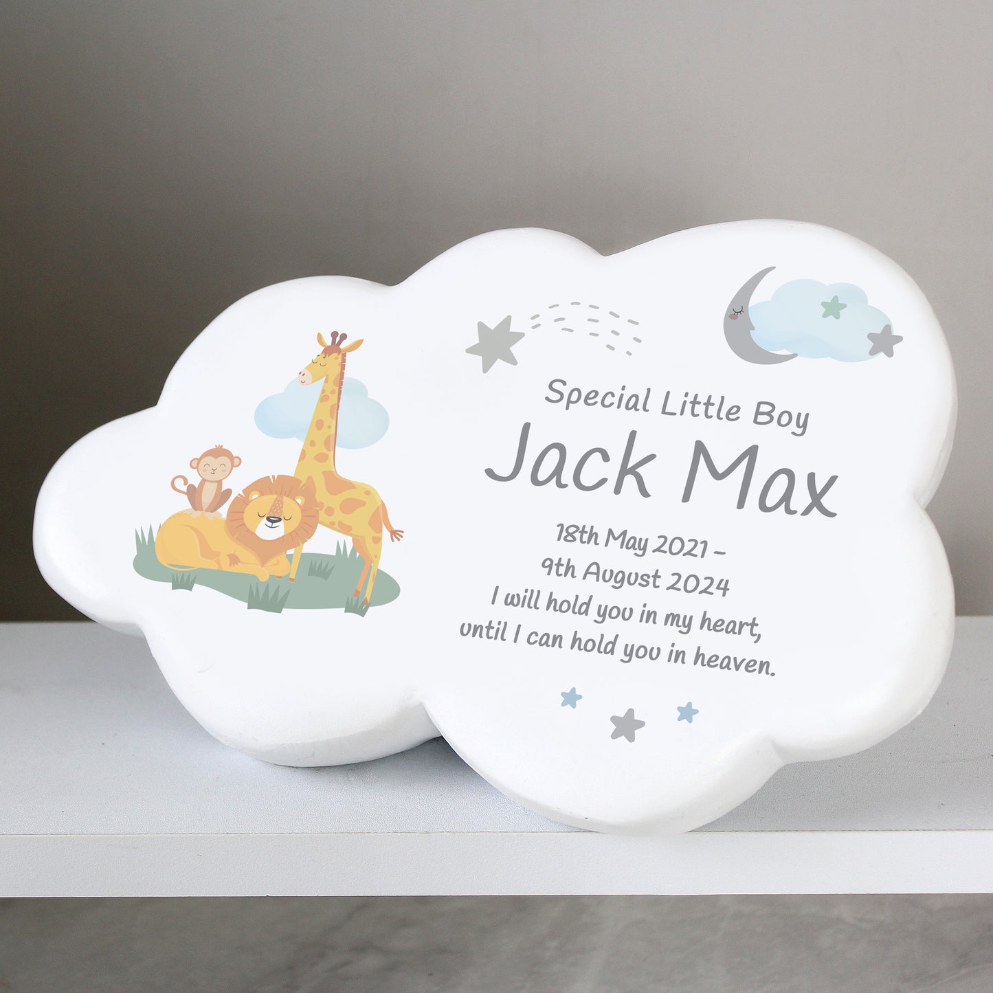 Personalised Animal Resin Memorial Cloud - image 2