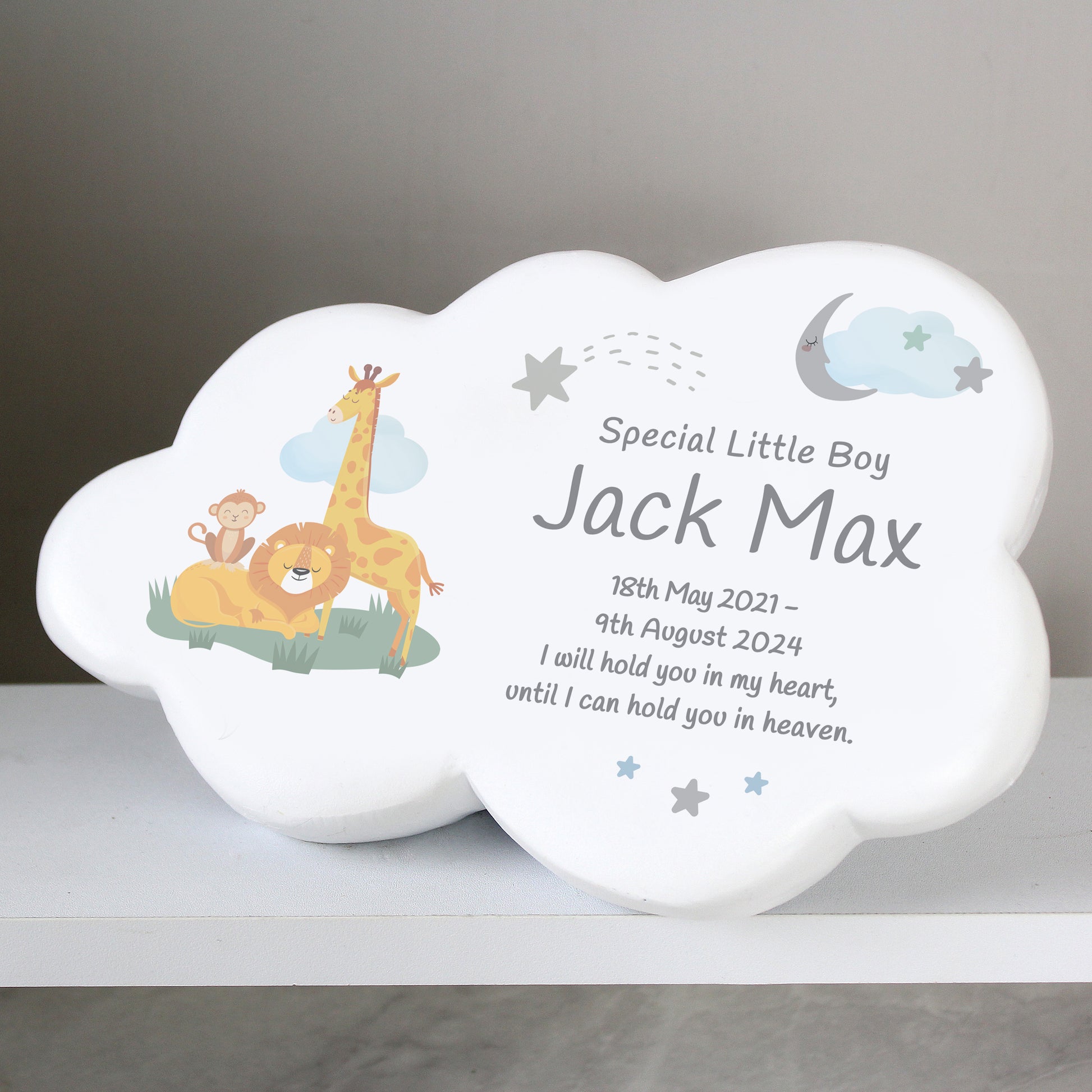 Personalised Animal Resin Memorial Cloud - image 2