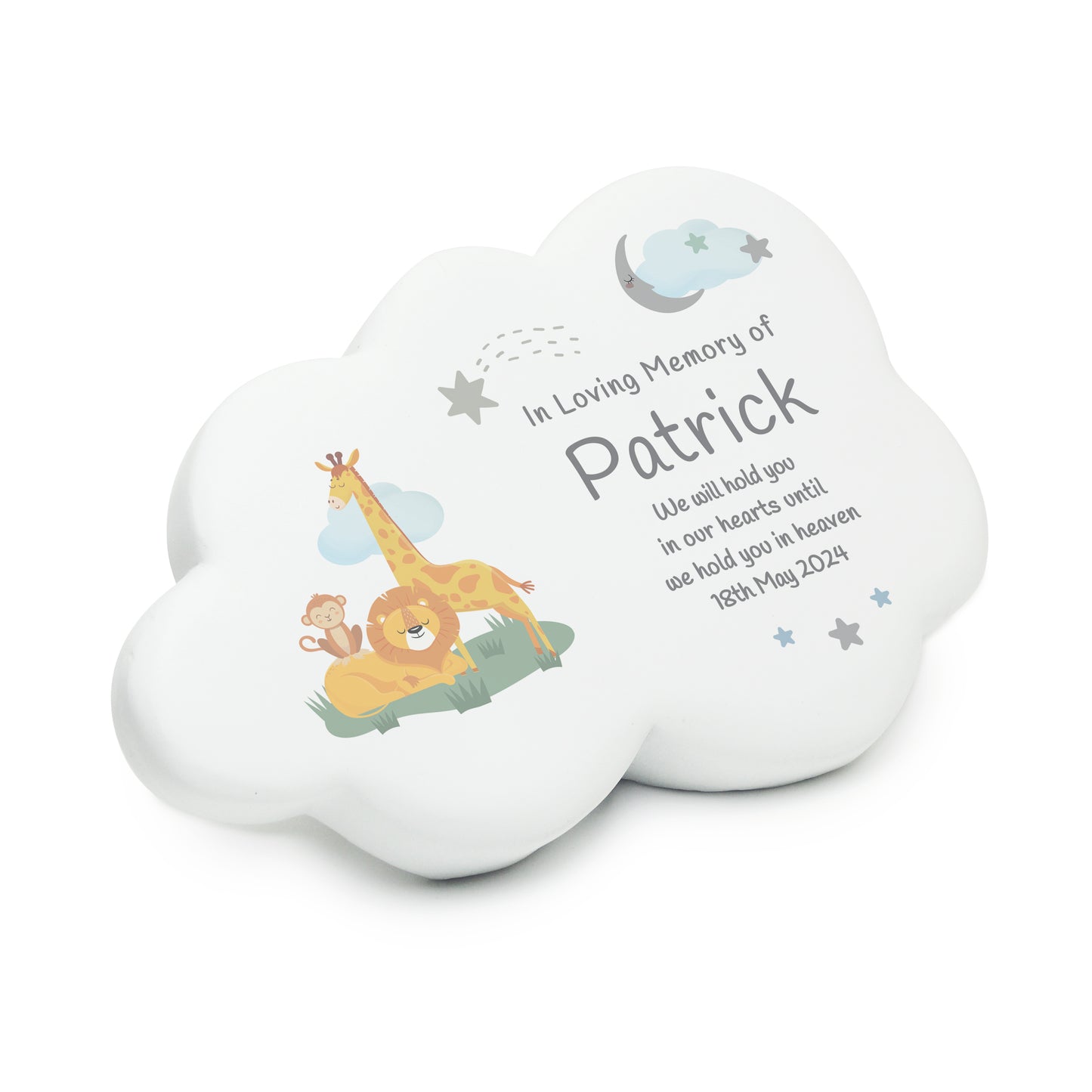 Personalised Animal Resin Memorial Cloud - image 5