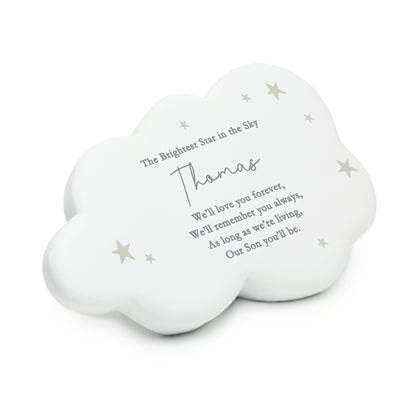 Personalised Stars Resin Memorial Cloud - image 5