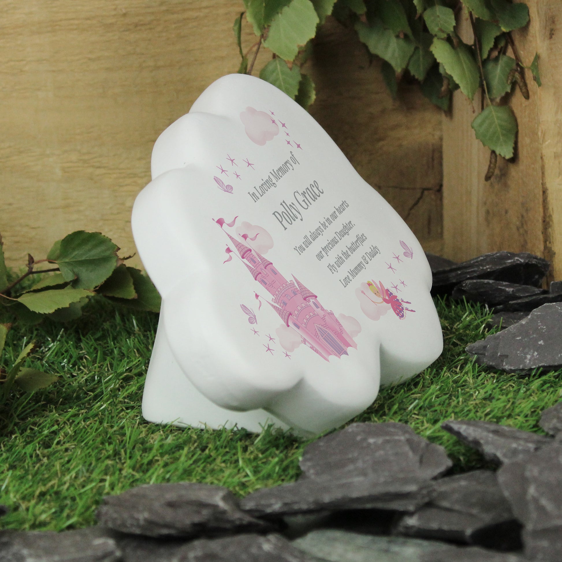 Personalised Fairy Castle Resin Memorial Cloud - image 3