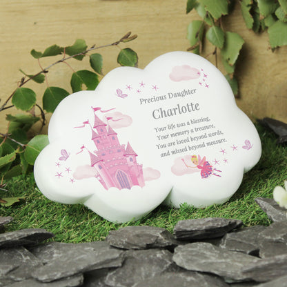 Personalised Fairy Castle Resin Memorial Cloud - image 4