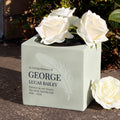 Personalised Feather Memorial Vase from Heartfelt Gifts