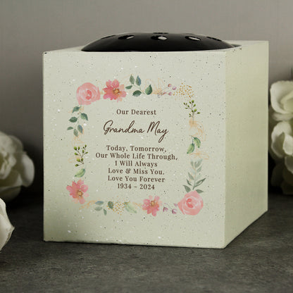 Personalised Floral Memorial Vase - image 3