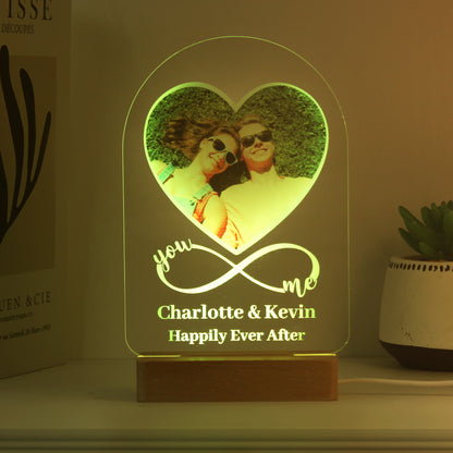 Personalised Heart Photo Upload LED Light - image 4