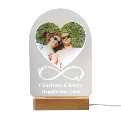 Personalised Heart Photo Upload LED Light - image 5