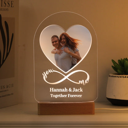 Personalised Heart Photo Upload LED Light - image 8