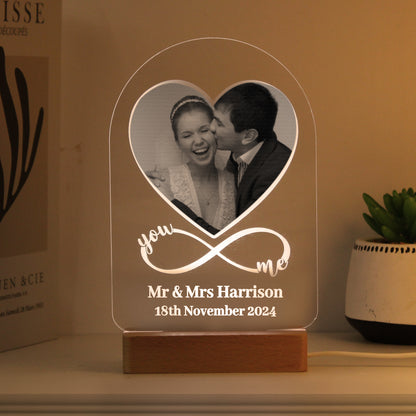 Personalised Heart Photo Upload LED Light - image 9