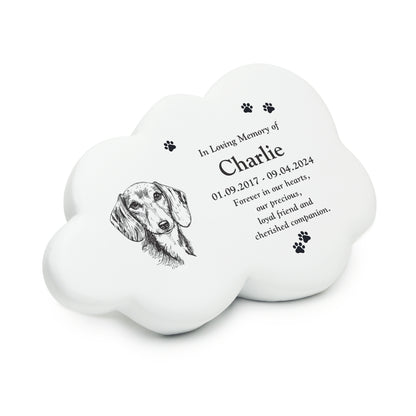 Personalised Dog Breed Garden Memorial Cloud - image 5