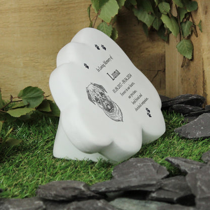 Personalised Dog Breed Garden Memorial Cloud - image 6