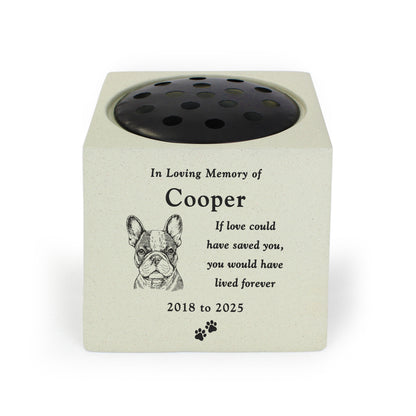 Personalised Dog Breed Memorial Garden Vase - image 5