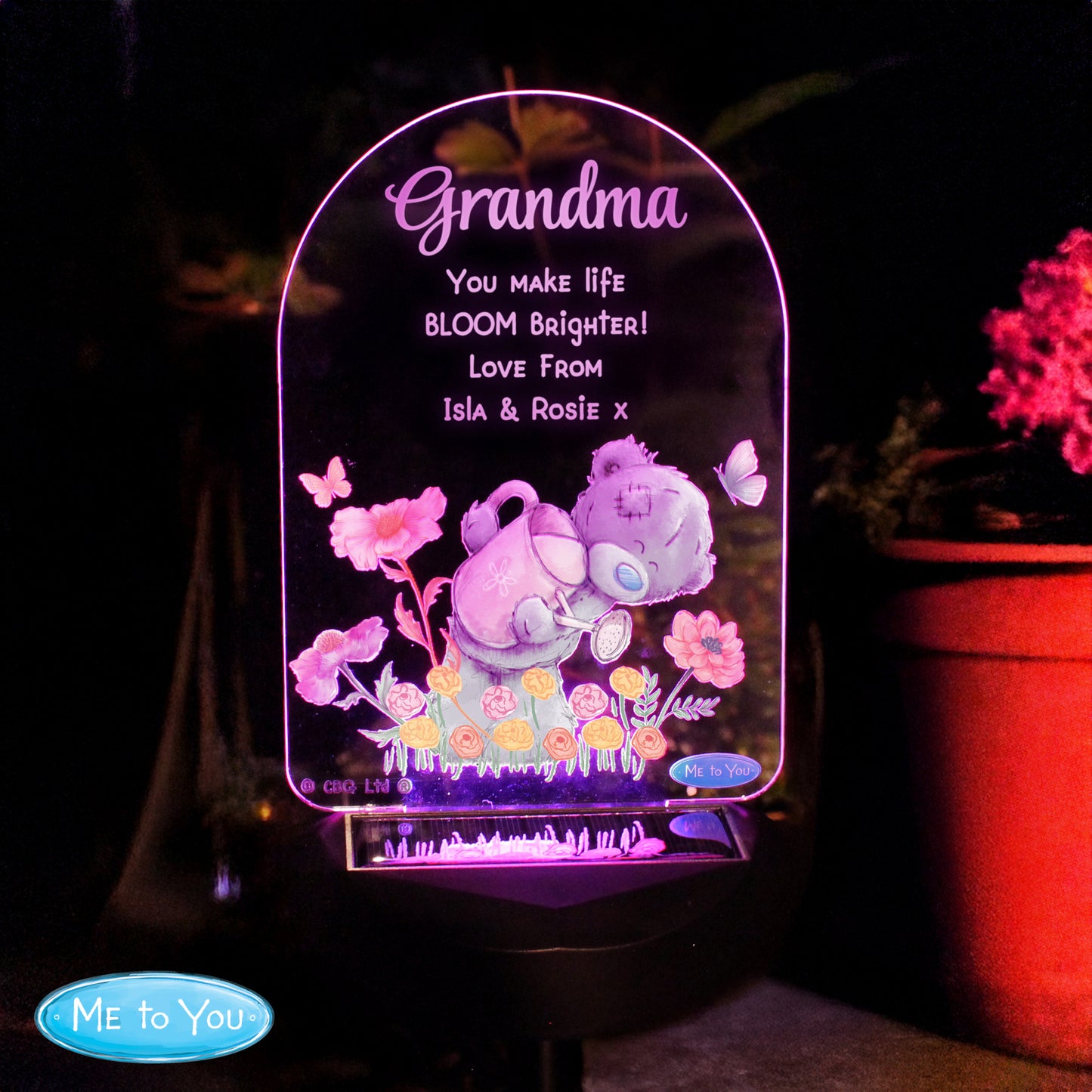 Personalised Me to You Garden LED Solar Light - image 7