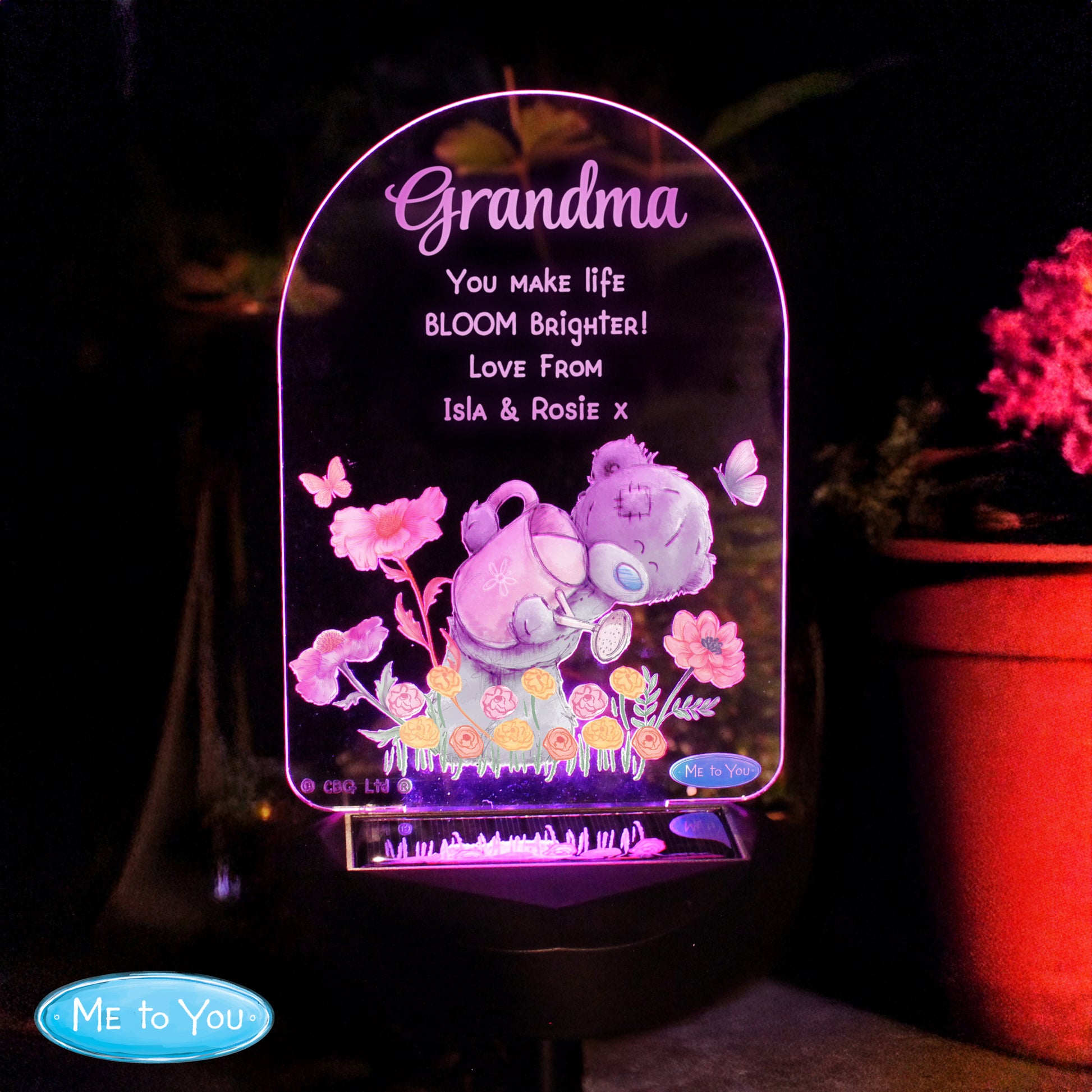 Personalised Me to You Garden LED Solar Light - image 7