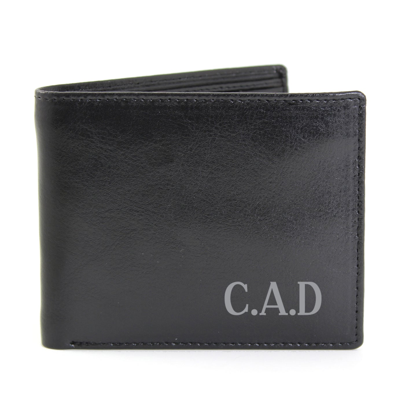 Personalised Initial Leather Wallet - image 2