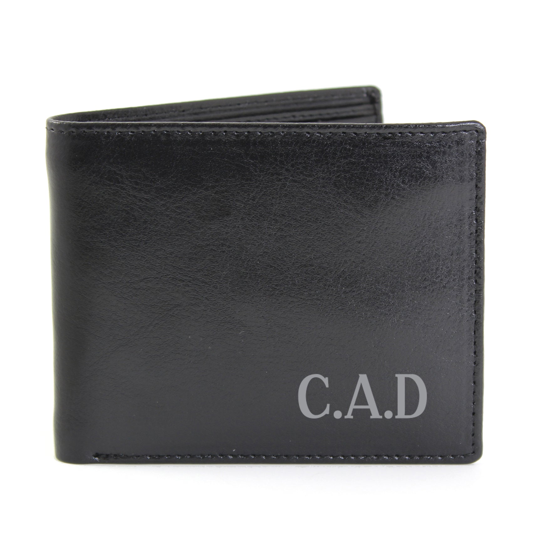 Personalised Initial Leather Wallet - image 2