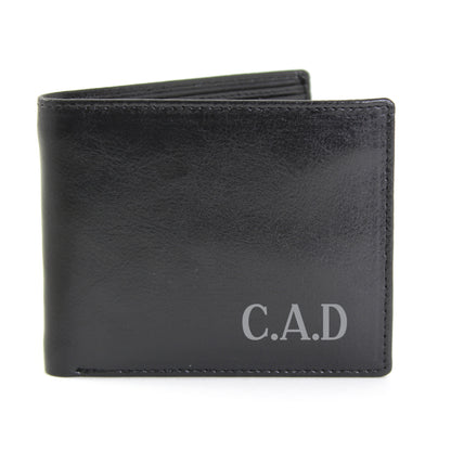 Personalised Initial Leather Wallet - image 2