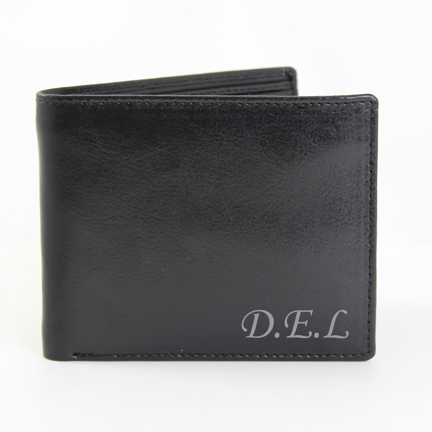 Personalised Script Font Leather Wallet - image 2