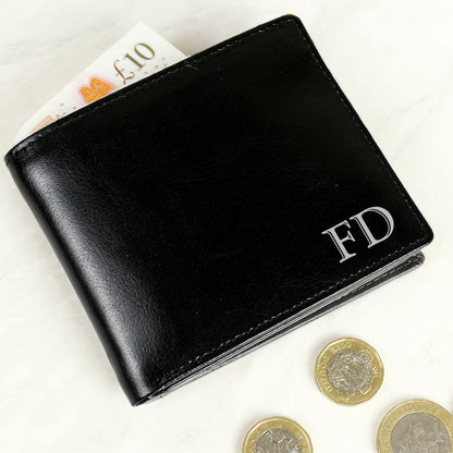 Personalised Initials Leather Wallet - image 3