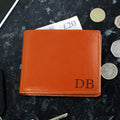 Personalised Initials Tan Leather Wallet from Heartfelt Gifts