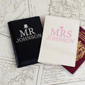 Personalised Mr & Mrs Passport Holder Set from Heartfelt Gifts