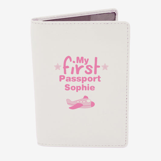 Personalised My First Cream Passport Holder - image 2