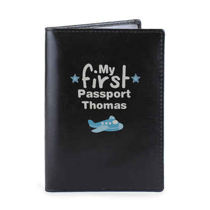 Personalised My First Black Passport Holder - image 2