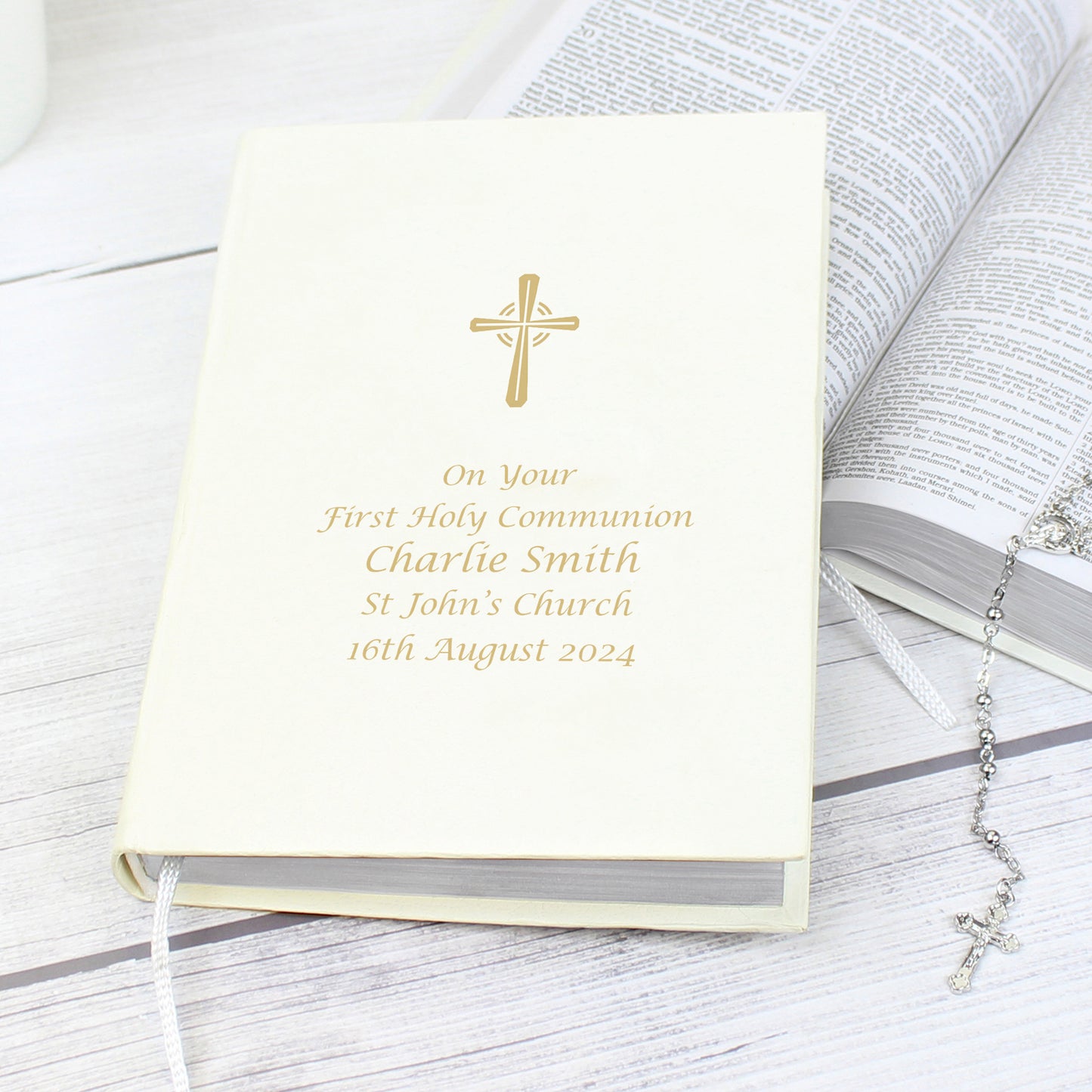 Personalised Gold Companion Holy Bible - Eco-friendly from Heartfelt Gifts