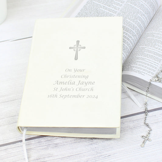 Personalised Silver Companion Holy Bible - Eco-friendly from Heartfelt Gifts