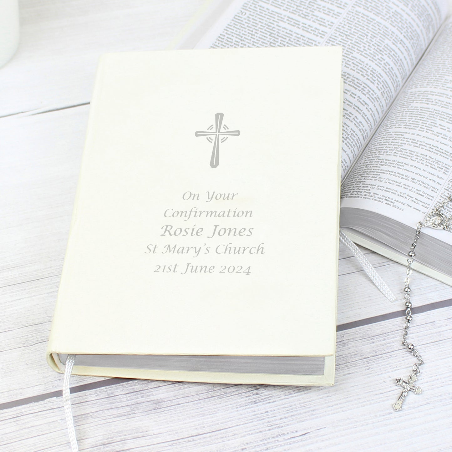 Personalised Silver Companion Holy Bible - Eco-friendly - image 3