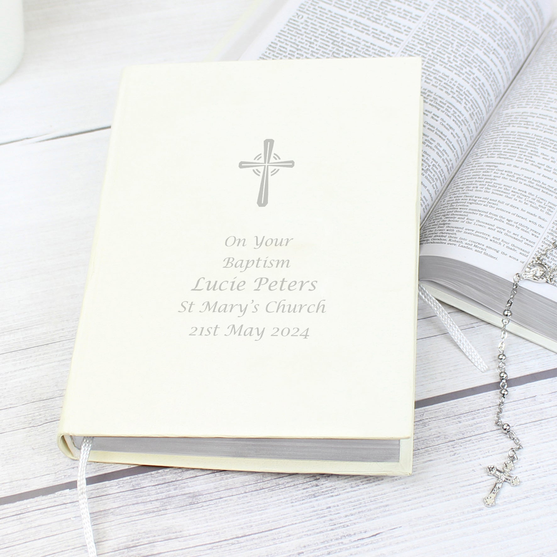 Personalised Silver Companion Holy Bible - Eco-friendly - image 4