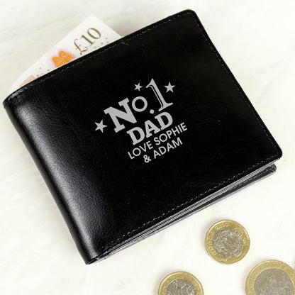 Personalised No.1 Leather Wallet from Heartfelt Gifts