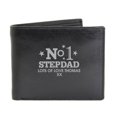 Personalised No.1 Leather Wallet - image 6