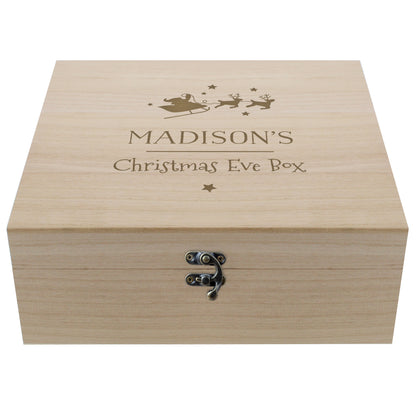 Personalised Large Wooden Christmas Eve Box - image 2
