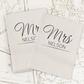 Personalised Classic Mr & Mrs Cream Passport Holders from Heartfelt Gifts