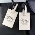 Personalised Couples Classic Cream Luggage Tags from Heartfelt Gifts