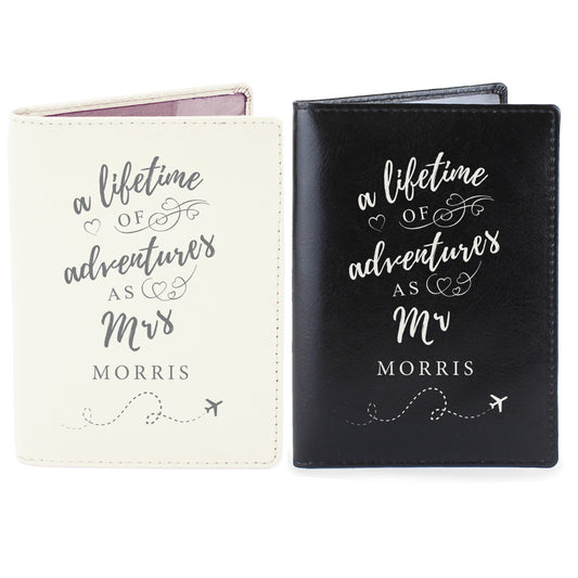 Personalised Lifetime of Adventures Couples Passports - image 2