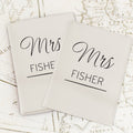 Personalised Couples Cream Passport Holders from Heartfelt Gifts
