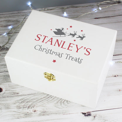 White personalised Christmas Eve box – additional product image