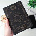 Personalised Celestial Black Hardback Notebook from Heartfelt Gifts