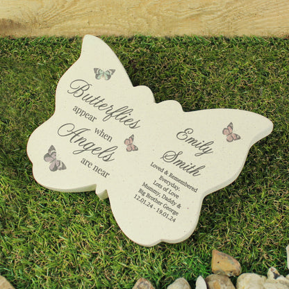 Personalised Butterflies Appear Memorial Printed Resin Butterfly - image 3