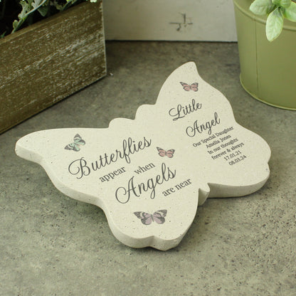 Personalised Butterflies Appear Memorial Printed Resin Butterfly - image 4