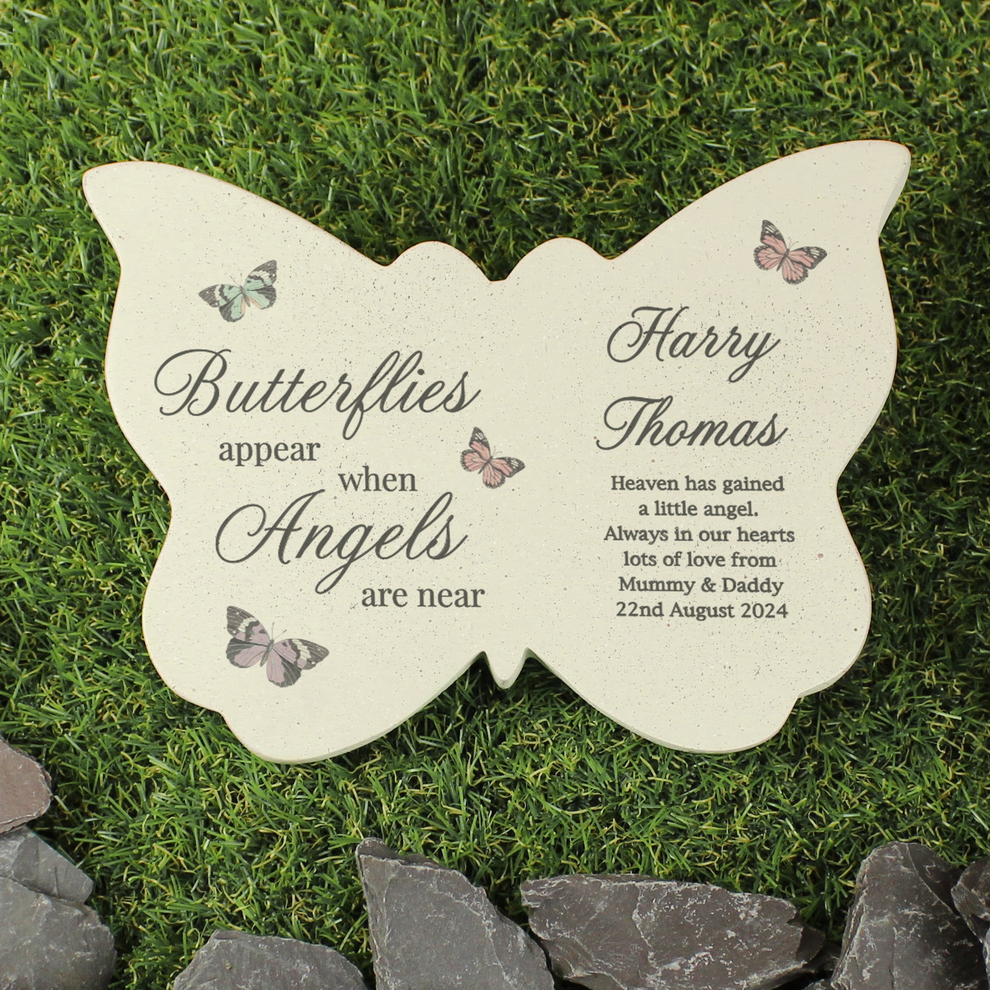 Personalised Butterflies Appear Memorial Printed Resin Butterfly - image 7