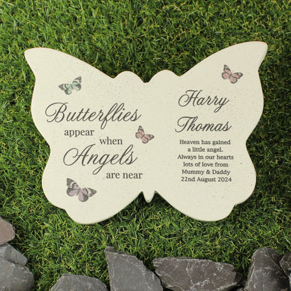Personalised Butterflies Appear Memorial Printed Resin Butterfly - image 7